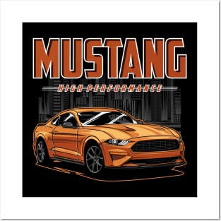 Mustang High Performance Posters and Art